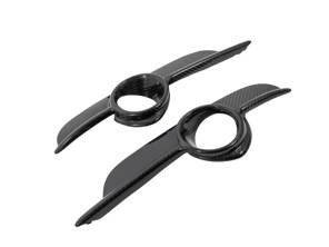 Nebelscheinwerferblenden-Set Carbon. Porsche 987.1 Cayman - 98750572100G2X, 98750572200G2X, 9875057230001C, 9875057240001C - E408